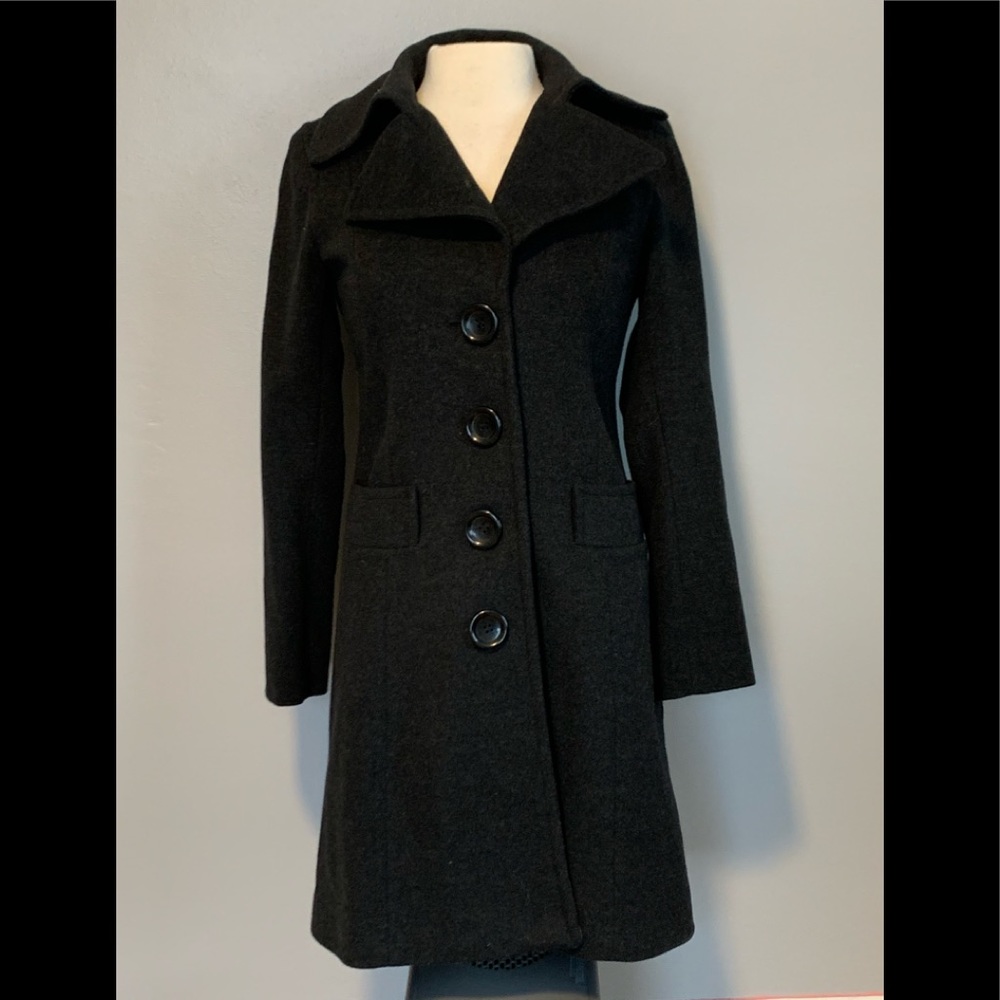Michea Kors Button Down Peacoat